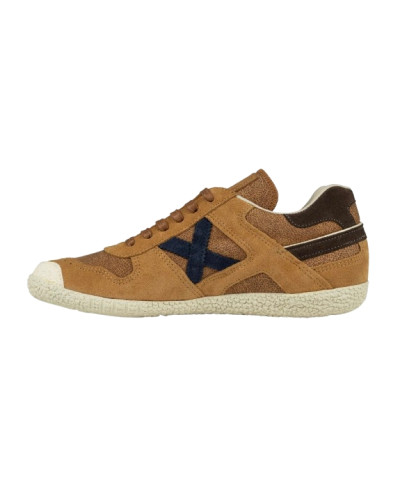Scarpe Munich sneaker Goal in pelle scamosciata / tessuto beige U25MU12 1600
