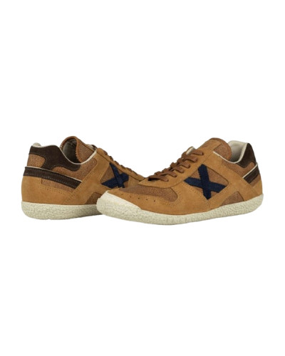 Scarpe Munich sneaker Goal in pelle scamosciata / tessuto beige U25MU12 1600