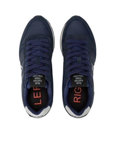 Sneaker running Sun68 Tom Classic pelle/ ecopelle navy blue U25SU20 Z44104