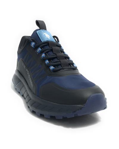 Scarpe U.S. Polo sneaker running Seth008A in ecopelle/ tessuto dark blue U25UP19