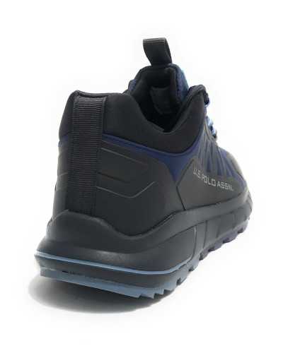 Scarpe U.S. Polo sneaker running Seth008A in ecopelle/ tessuto dark blue U25UP19