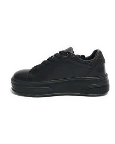 Scarpe US Polo sneaker Asuka005W in ecopelle black D25UP12
