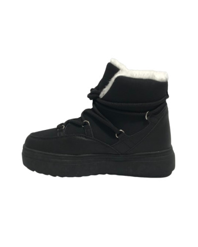 Scarpe donna polacchno US Polo Icy004W in ecopelle black D25UP14