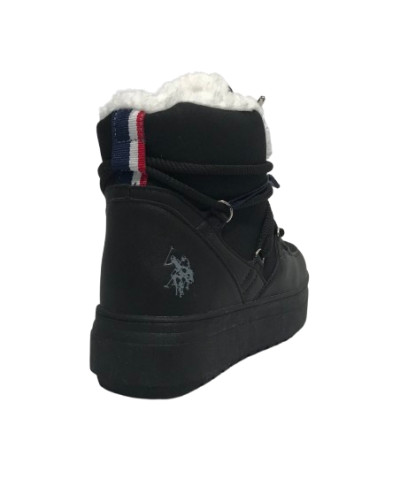 Scarpe donna polacchno US Polo Icy004W in ecopelle black D25UP14