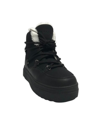 Scarpe donna polacchno US Polo Icy004W in ecopelle black D25UP14