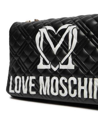 Borsa donna Love Moschino spalla/ tracolla ecopelle trapuntata nero B25MO142 JC4375PP0LKR100A