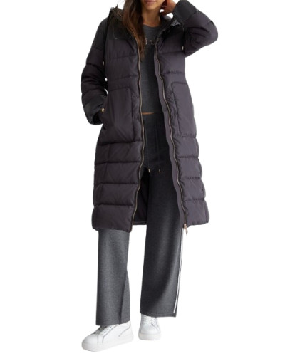 Pantalone donna Liu Jo jogging in maglia grigio antracite melange E25LJ45 TF4315 MS63L C3497