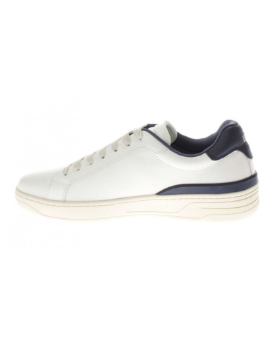 Scarpe uomo Liu-Jo sneakers Walker 02 in pelle bianco/ blu U24LJ06 7B3003