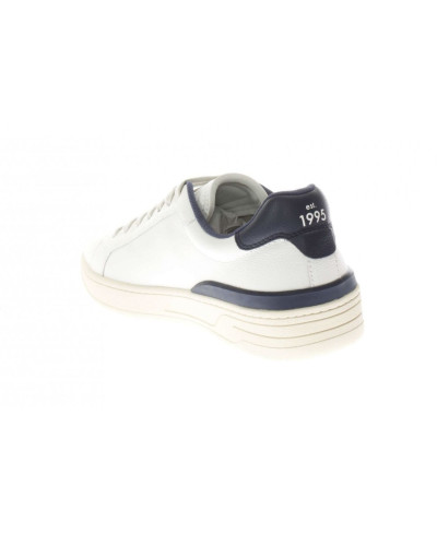 Scarpe uomo Liu-Jo sneakers Walker 02 in pelle bianco/ blu U24LJ06 7B3003