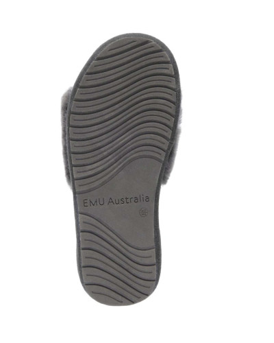 Scarpe donna Emu Australia ciabatte Mackay charcoal/ anthracite D25EM07 W13088-CHAR
