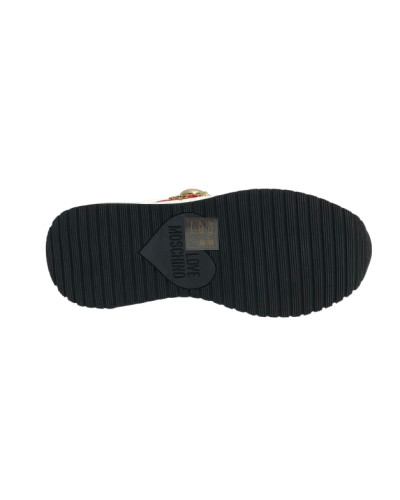 Scarpe Love Moschino sneaker Dune30 in pelle/ tessuto bianco DS25MO04 JA15373G1MIAL10A