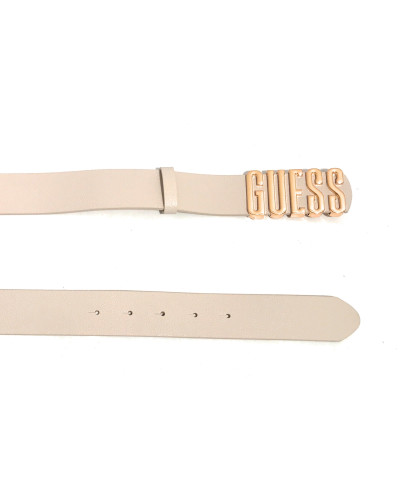 Cinta donna Guess Meridian not adjustable belt ivory CS25GU14 BW9113P4235