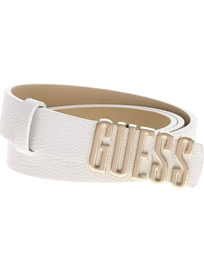 Cinta donna Guess Meridian not adjustable belt ivory CS25GU12 BW9114P4225