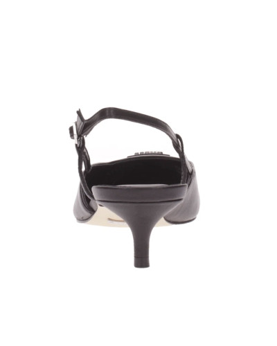 Décolleté Guess a punta Jesson tc 40 pelle black DS25GU01 FLPJESLEA05