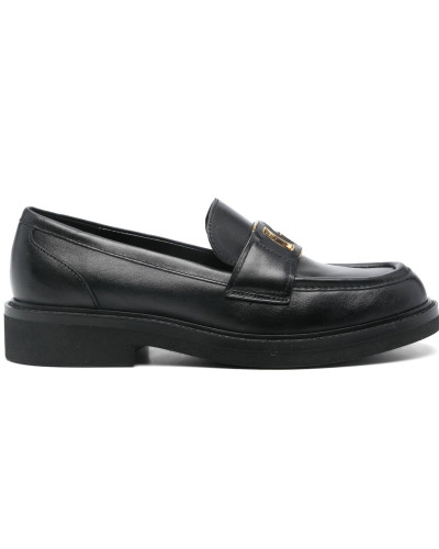 Scarpe donna mocassino Guess Shuttle loafers nero DS25GU06 FLPSHULEA14