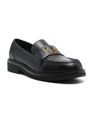 Scarpe donna mocassino Guess Shuttle loafers nero DS25GU06 FLPSHULEA14