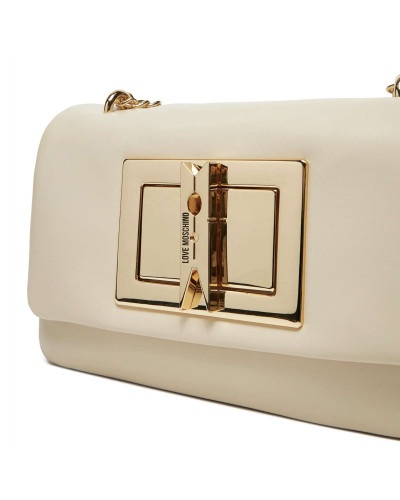 Borsa donna Love Moschino a spalla/tracolla in ecopelle avorio BS25MO48 JC4164PP1MLM0110