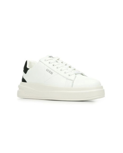 Scarpe  Guess sneaker Elbina in pelle white/ black DS25GU14 FLJELBLEA12