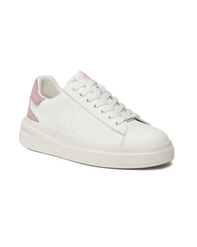 Scarpe  Guess sneaker Elbina pelle white/ pink DS25GU15 FLJELBLEA12