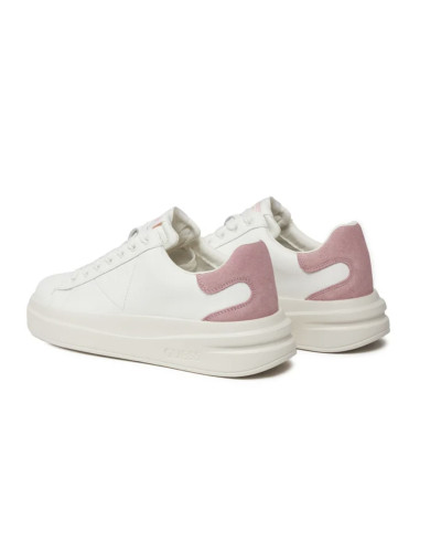 Scarpe  Guess sneaker Elbina pelle white/ pink DS25GU15 FLJELBLEA12
