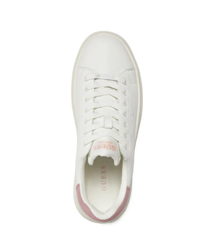 Scarpe  Guess sneaker Elbina pelle white/ pink DS25GU15 FLJELBLEA12