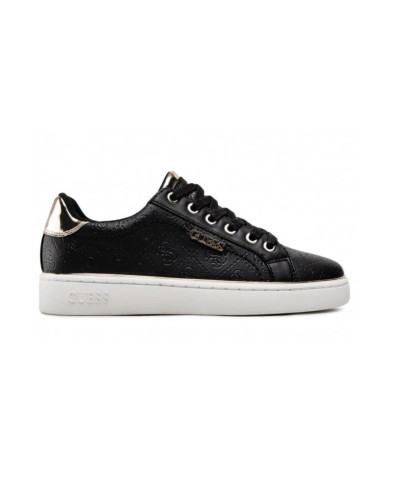 Scarpe donna sneaker Guess Beckie active lady 4g logo in ecopelle black DS25GU19 FL5BEKFAL12