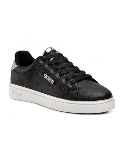 Scarpe donna sneaker Guess Beckie active lady 4g logo in ecopelle black DS25GU19 FL5BEKFAL12