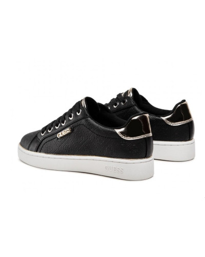 Scarpe donna sneaker Guess Beckie active lady 4g logo in ecopelle black DS25GU19 FL5BEKFAL12
