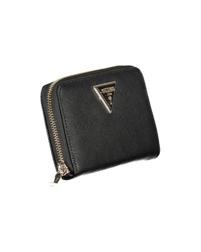 Portafoglio donna Guess zip around Laurel slg black AS25GU06 ZG8500140