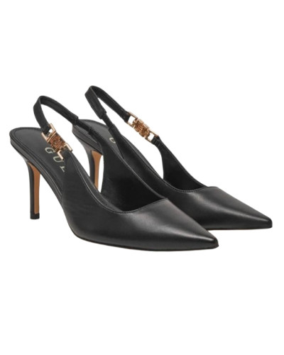 Décolleté Guess a punta Nassha3 tc 80 in pelle black DS25GU29 FLPNS3LEA05