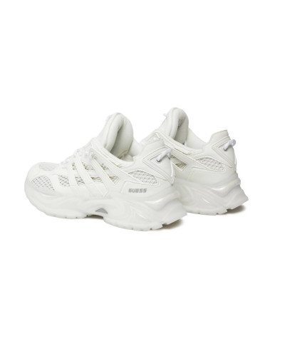 Scarpe donna Guess sneaker zeppa Belluna mesh/ ecopelle white DS25GU32 FLJBLLELE12