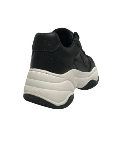 Scarpe donna Guess sneaker zeppa Hapyy embossed black DS25GU33 FLPHAPFAL12