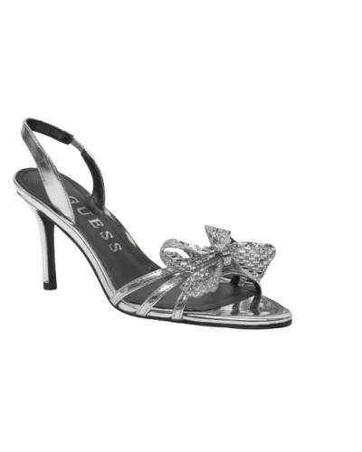 Sandalo Guess Merle TC 90 con strass silver DS25GU31 FLPMERPAF03