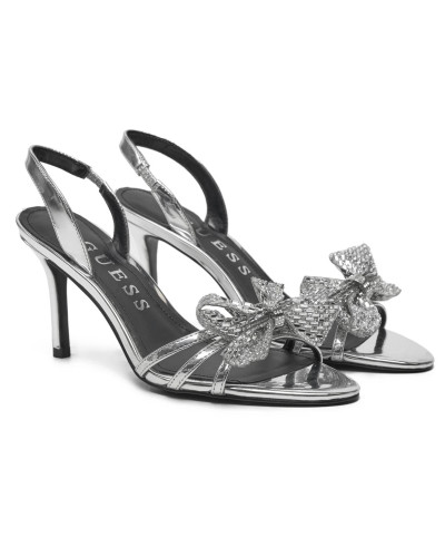 Sandalo Guess Merle TC 90 con strass silver DS25GU31 FLPMERPAF03