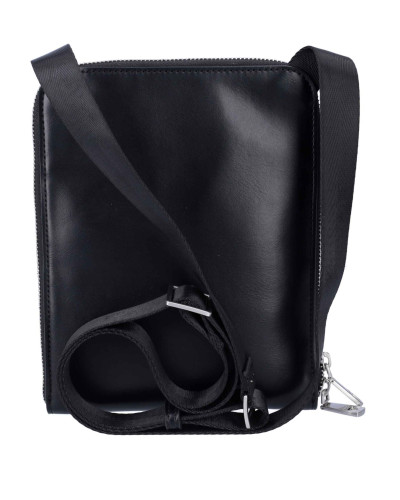 Borsa Guess tracolla uomo Siena flat crossbody zip around black UBS25GU13 HMSISSP5109