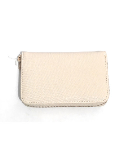 Portafoglio donna Guess zip around Laurel slg bone AS25GU11 ZG8500140