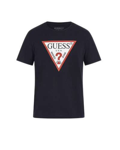 T-shirt uomo Guess logo triangolo blu ES25GU19 M2YI71I3Z14