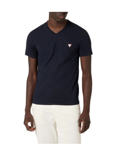 T-shirt Guess logo triangolo blu ES25GU26 M2YI32J1314