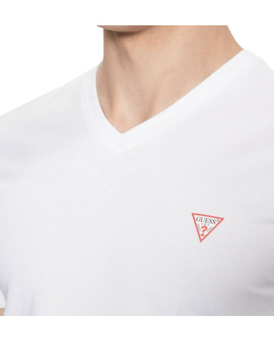 T-shirt Guess logo triangolo bianco ES25GU27 M2YI32J1314