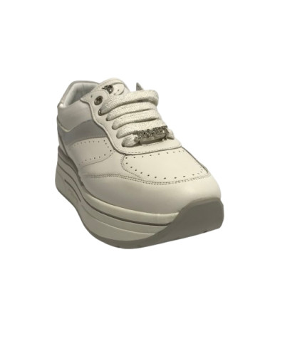Sneaker donna Janet&Janet pelle white/ silver DS25JJ05 J-020