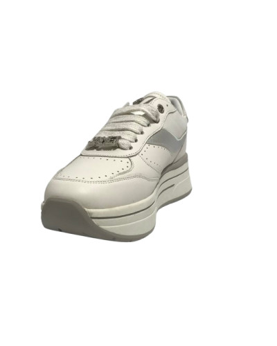 Sneaker donna Janet&Janet pelle white/ silver DS25JJ05 J-020