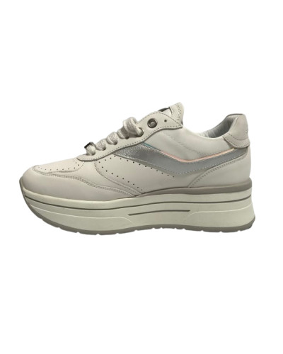Sneaker donna Janet&Janet pelle white/ silver DS25JJ05 J-020