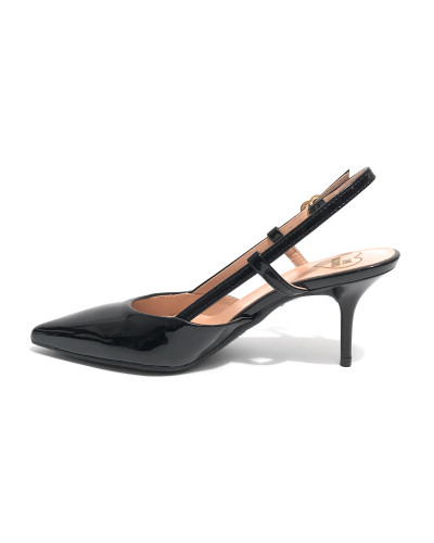 Scarpe donna Love Moschino decolleté nero vernice DS25MO06 JA10627