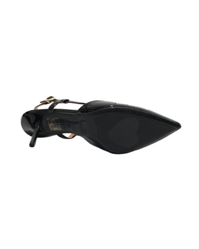 Scarpe donna Love Moschino decolleté nero vernice DS25MO06 JA10627