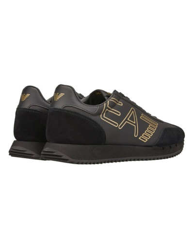Sneaker EA7 Emporio Armani training nero/gold US25EA05 X8X101