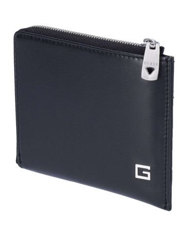 Portafoglio Guess Madrid zipper card holder nero GS25GU01 SMMAGSLEA26