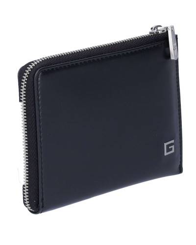 Portafoglio Guess Madrid zipper card holder nero GS25GU01 SMMAGSLEA26