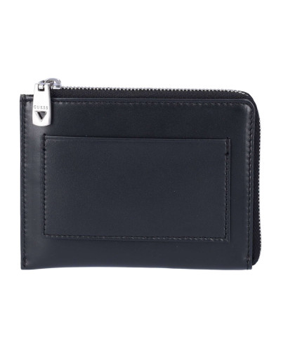 Portafoglio Guess Madrid zipper card holder nero GS25GU01 SMMAGSLEA26