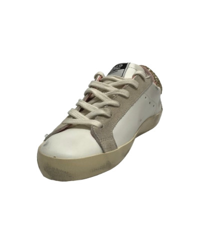 Scarpe donna 4B12 bianco/oro/nero DS25QB03 SUPRIME-D320