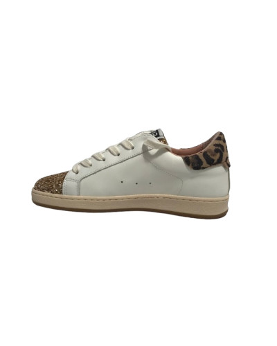 Scarpe 2B12 sneaker JRSuprime-91 pelle bianco/leo ZS25QB03